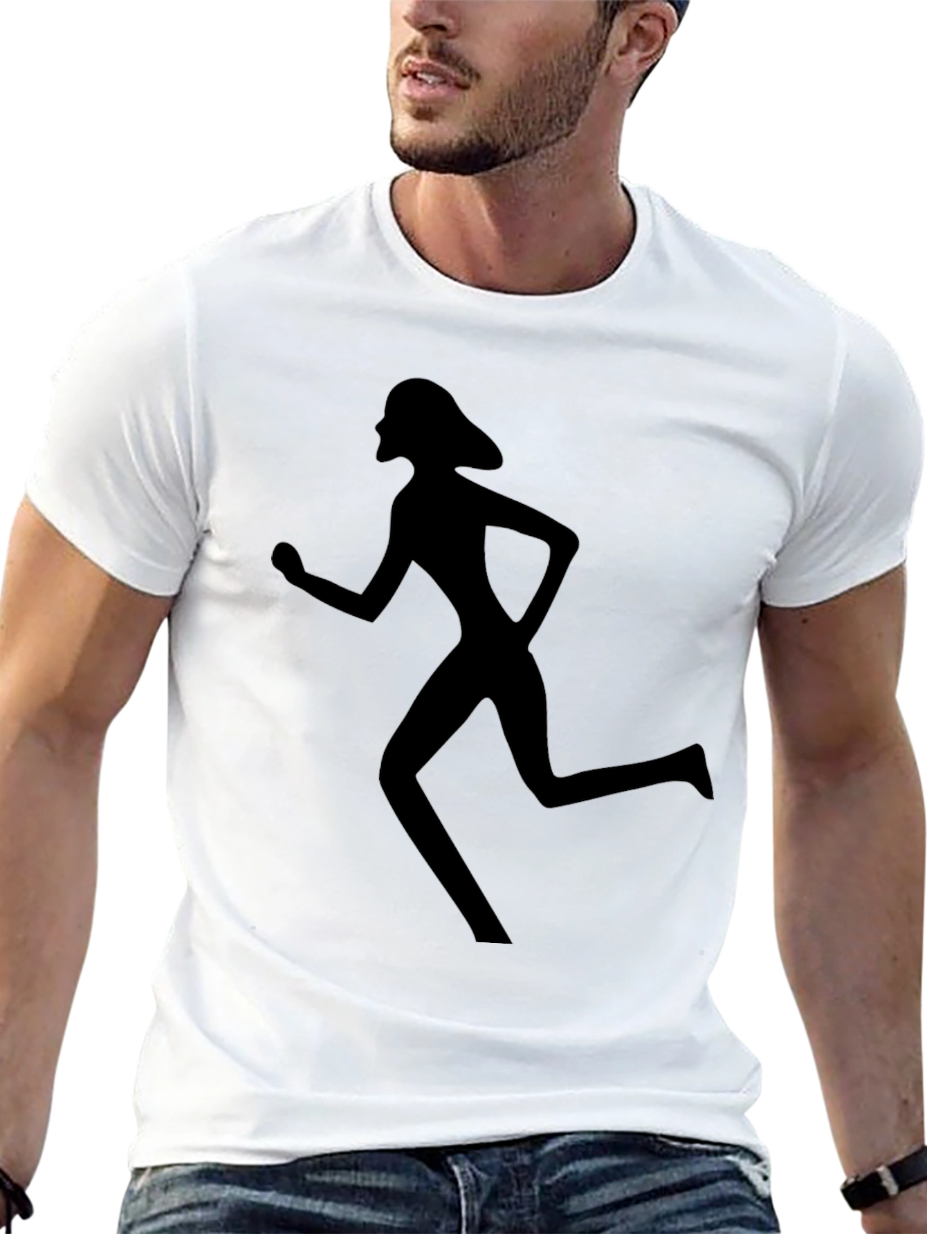 Silhouette Runner Graphic Tee - Unisex