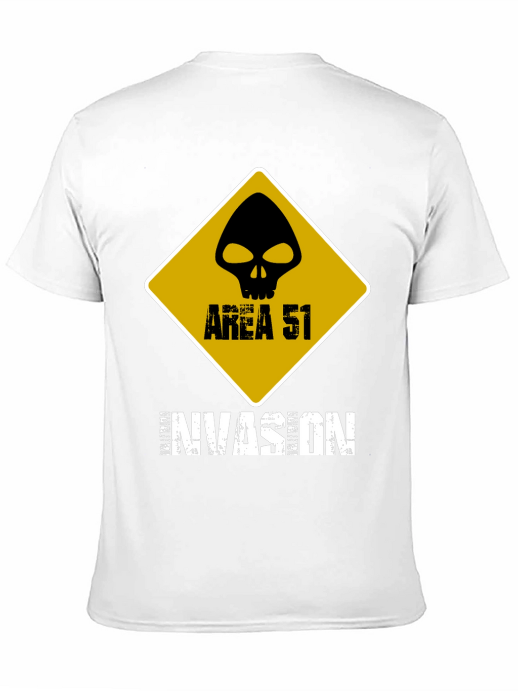 Area 51 Invasion Graphic T-Shirt - Black