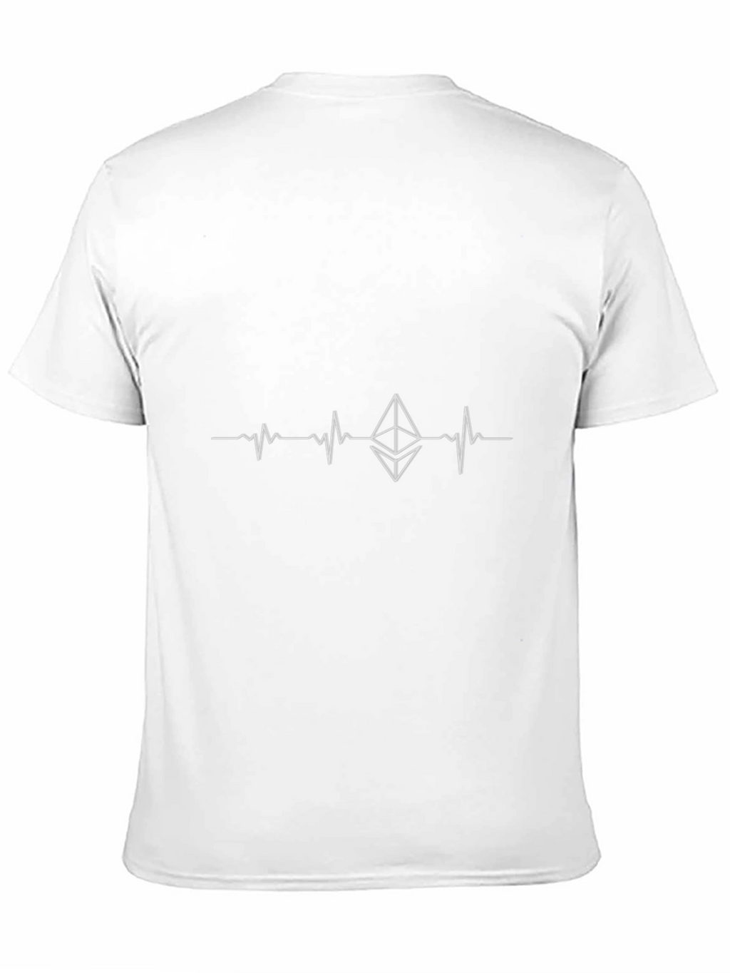 Ethereum Heartbeat Black T-Shirt Crypto Lover Tee