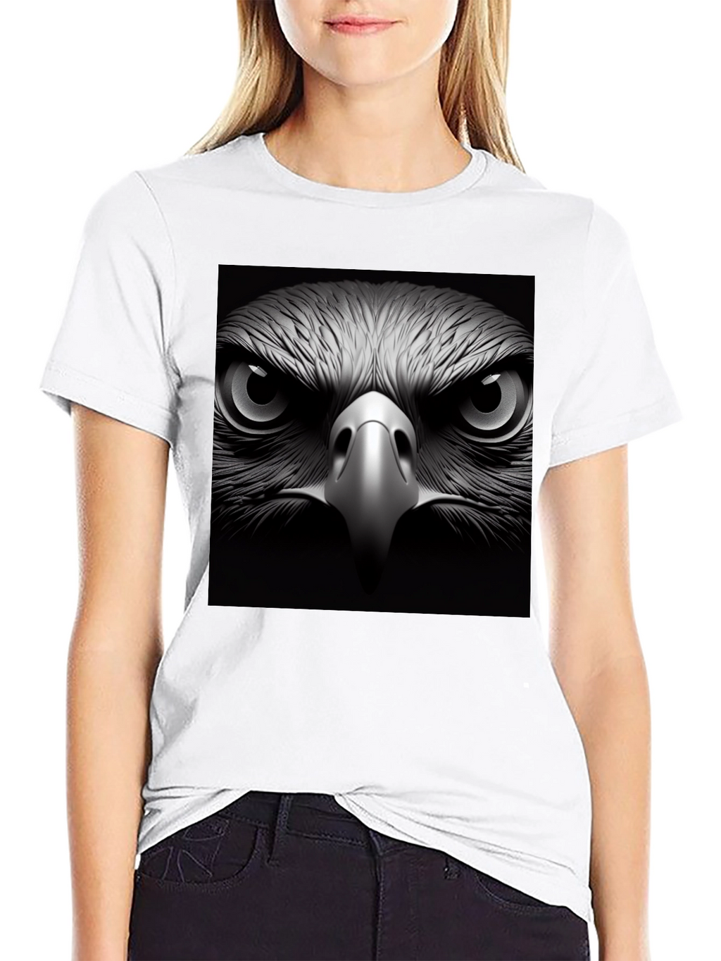 Eagle Eye Graphic Black T-Shirt