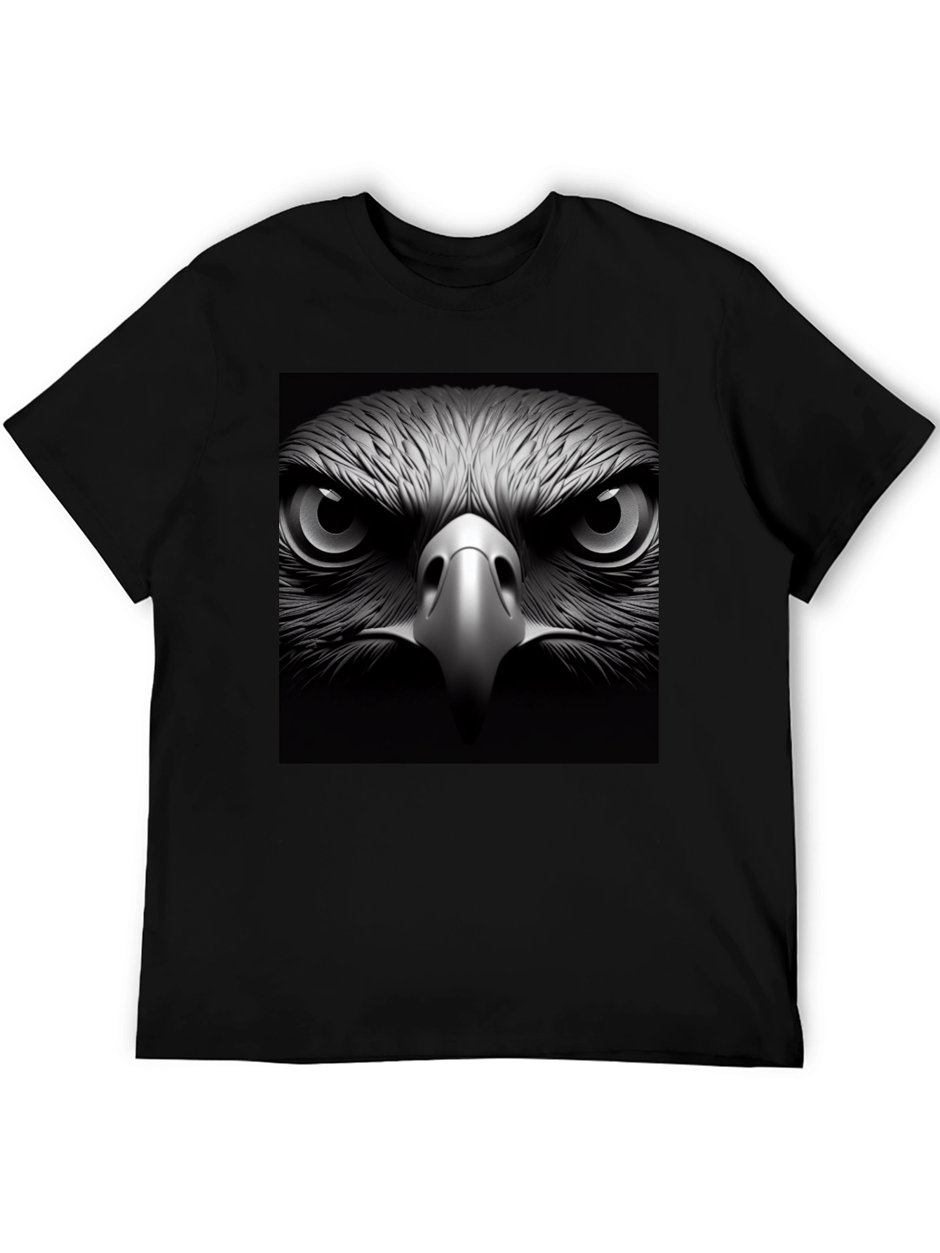 Eagle Eye Graphic Black T-Shirt