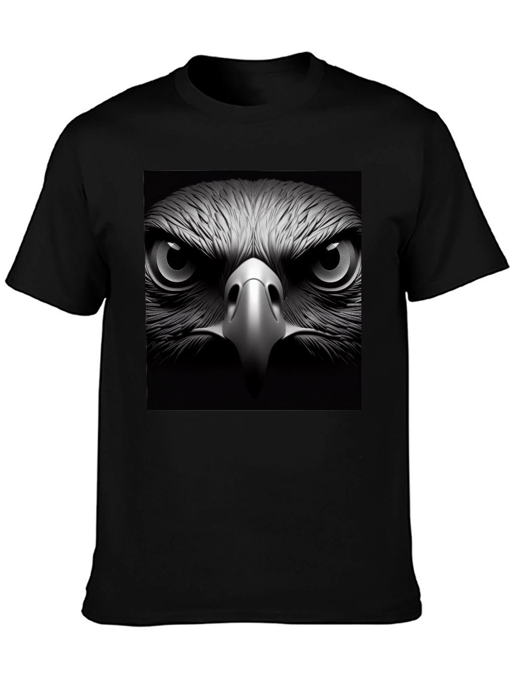 Eagle Eye Graphic Black T-Shirt