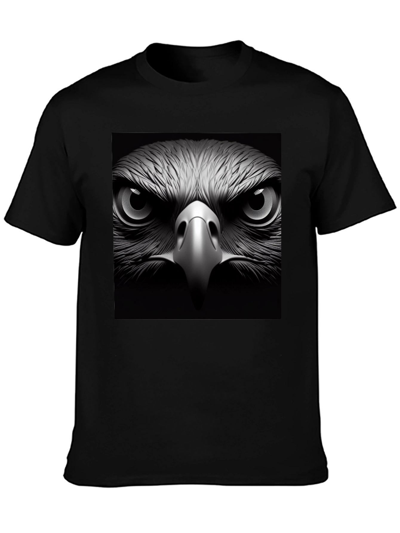 Eagle Eye Graphic Black T-Shirt