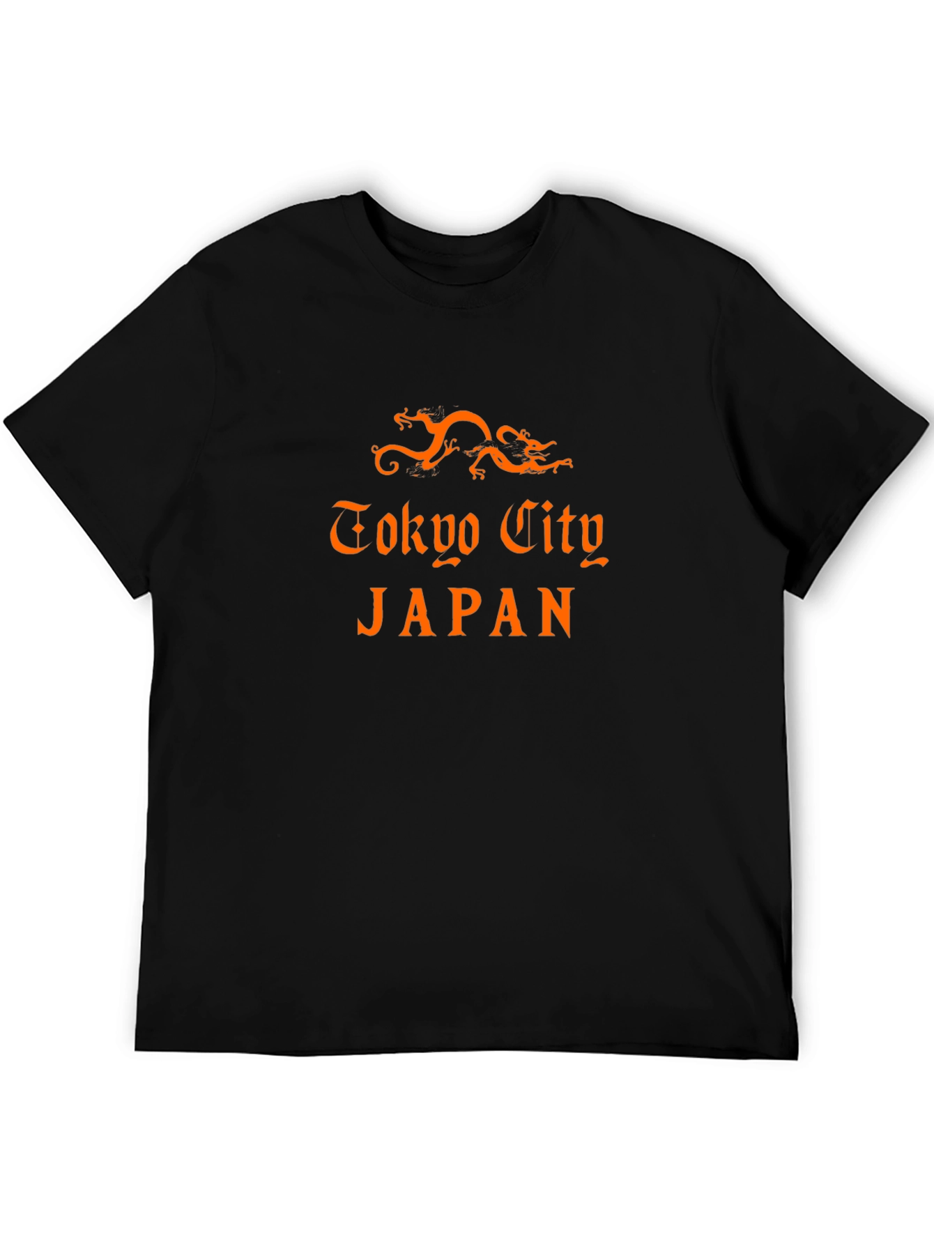 Tokyo City Japan Graphic Tee - Black