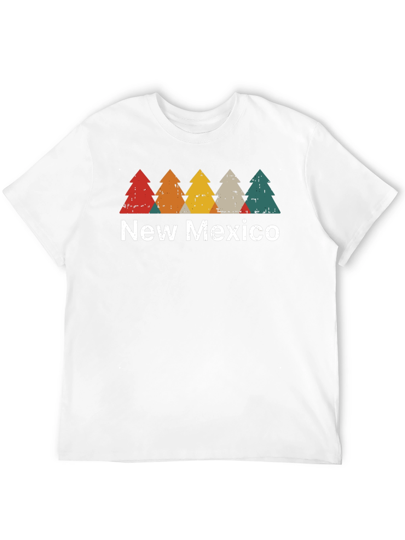 New Mexico Retro Trees Graphic Tee