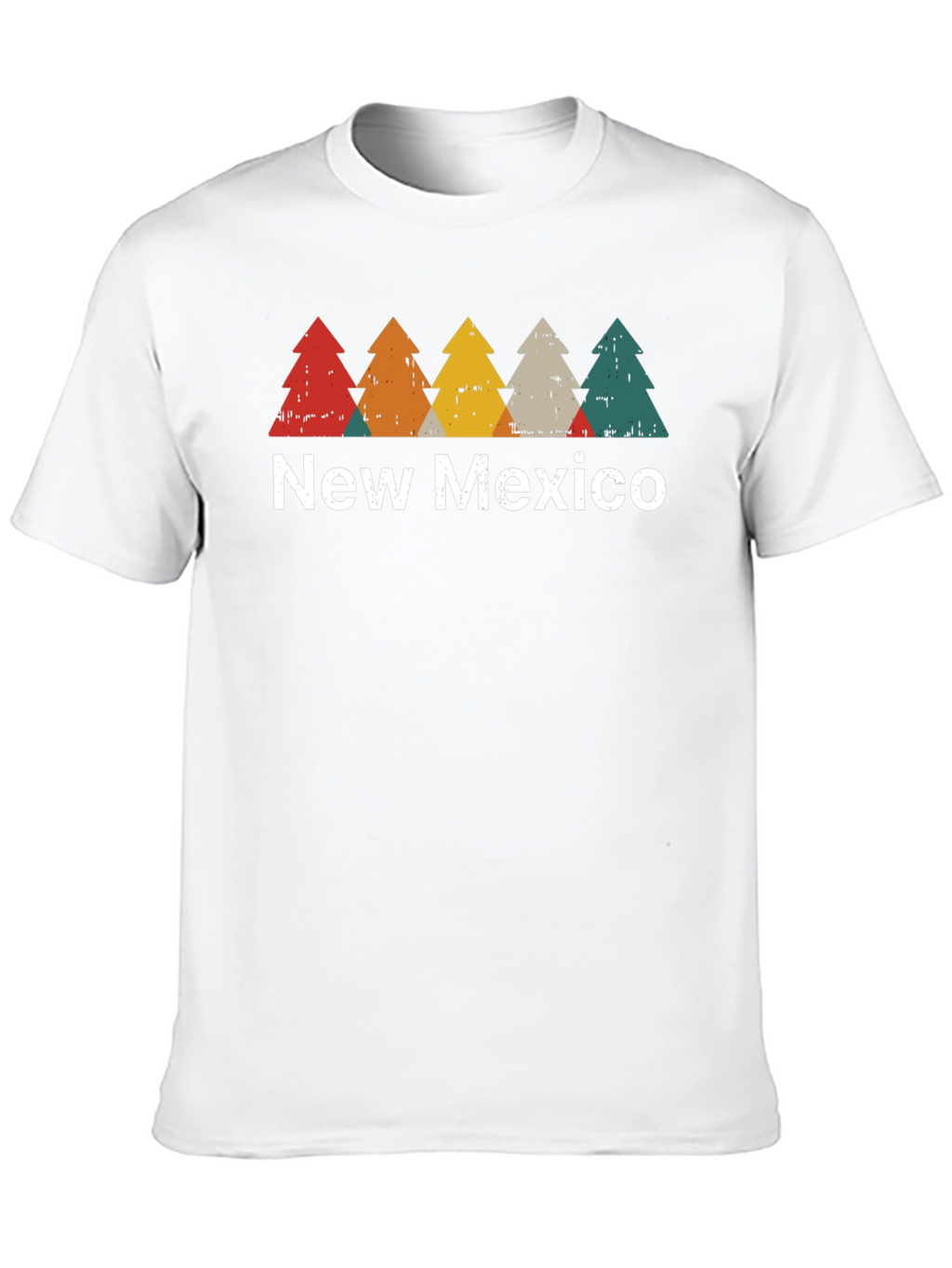 New Mexico Retro Trees Graphic Tee