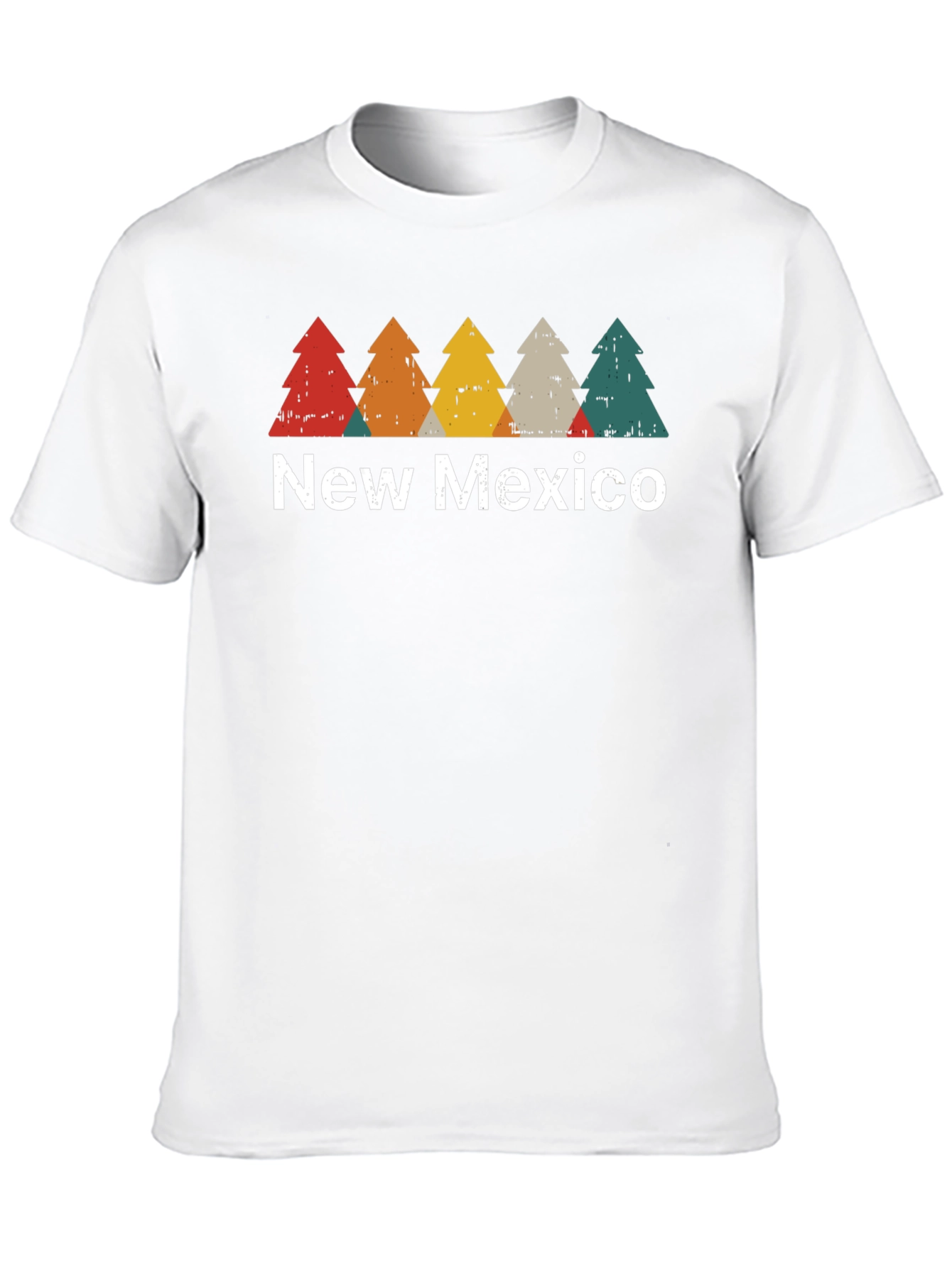 New Mexico Retro Trees Graphic Tee