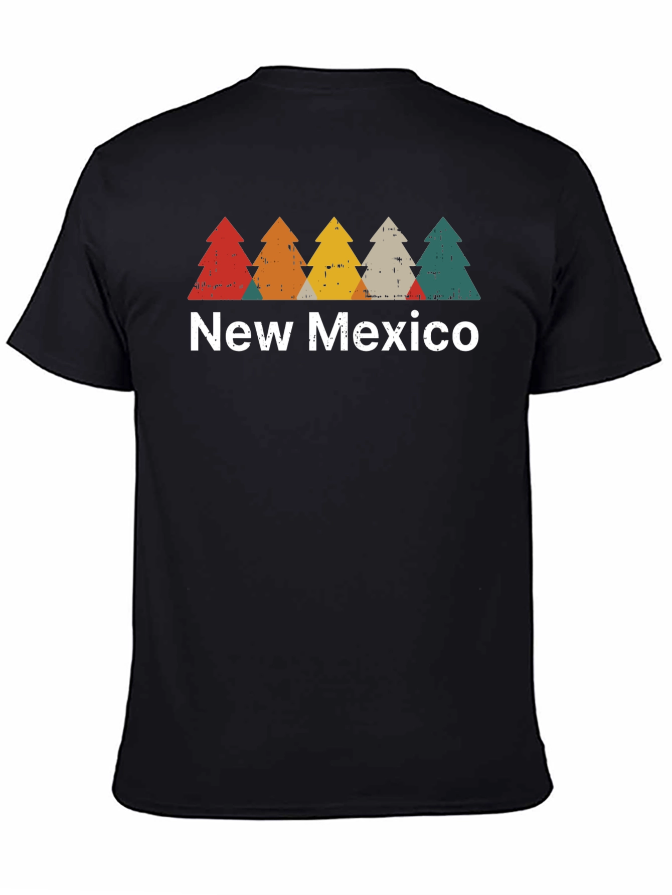 New Mexico Retro Trees Graphic Tee