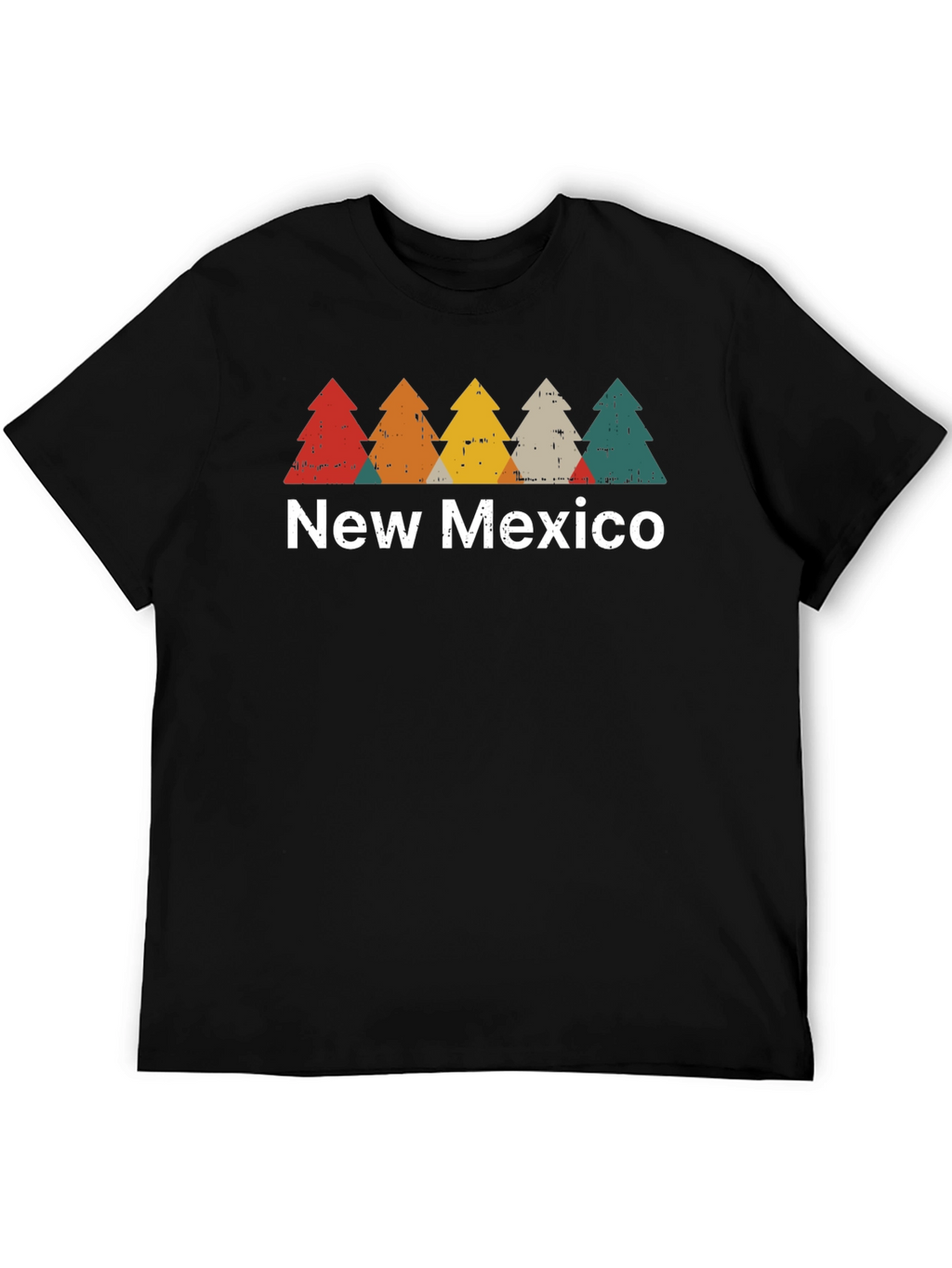 New Mexico Retro Trees Graphic Tee