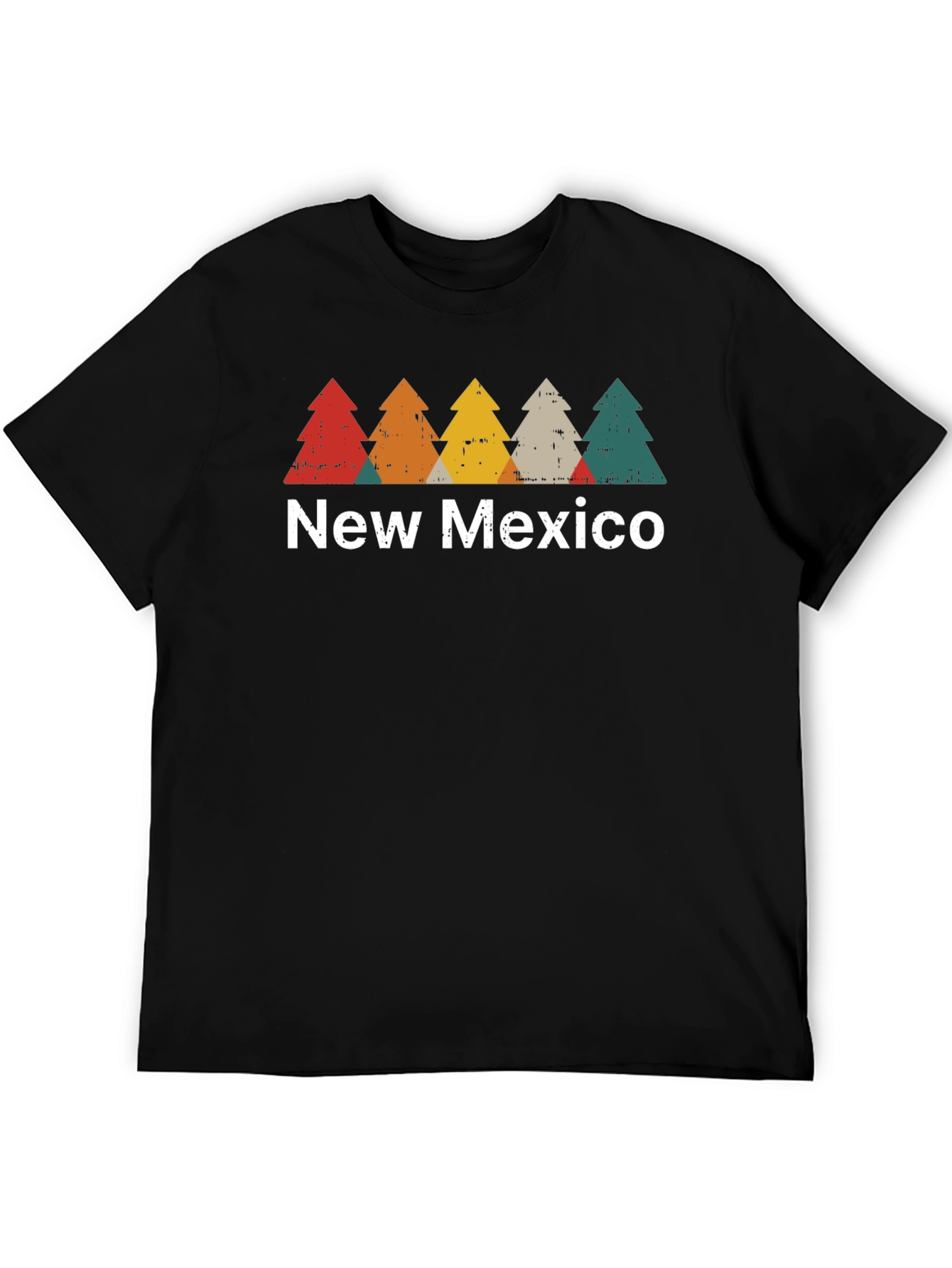 New Mexico Retro Trees Graphic Tee