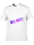 Music Graphic Black T-Shirt