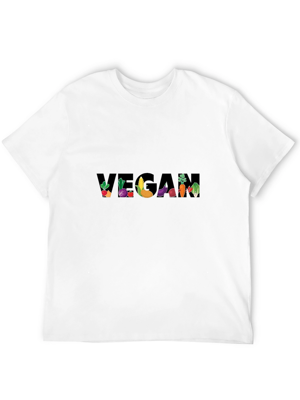 Vegan Vegetable Graphic T-Shirt