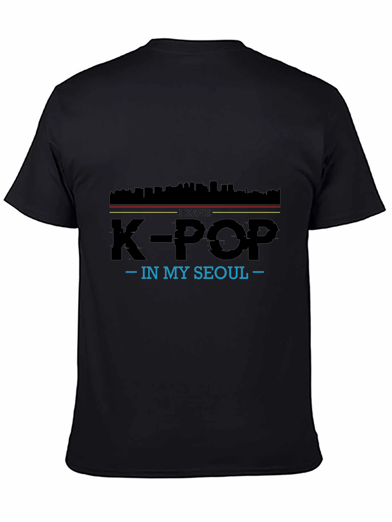 K-Pop In My Seoul Black T-Shirt
