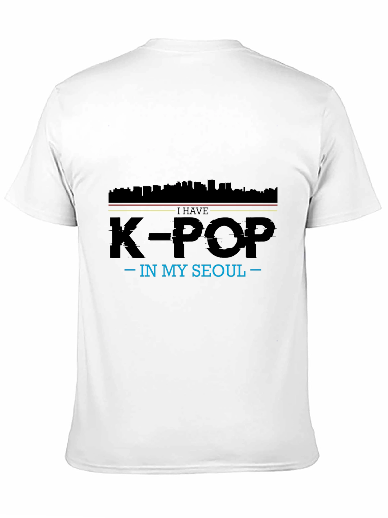 K-Pop In My Seoul Black T-Shirt
