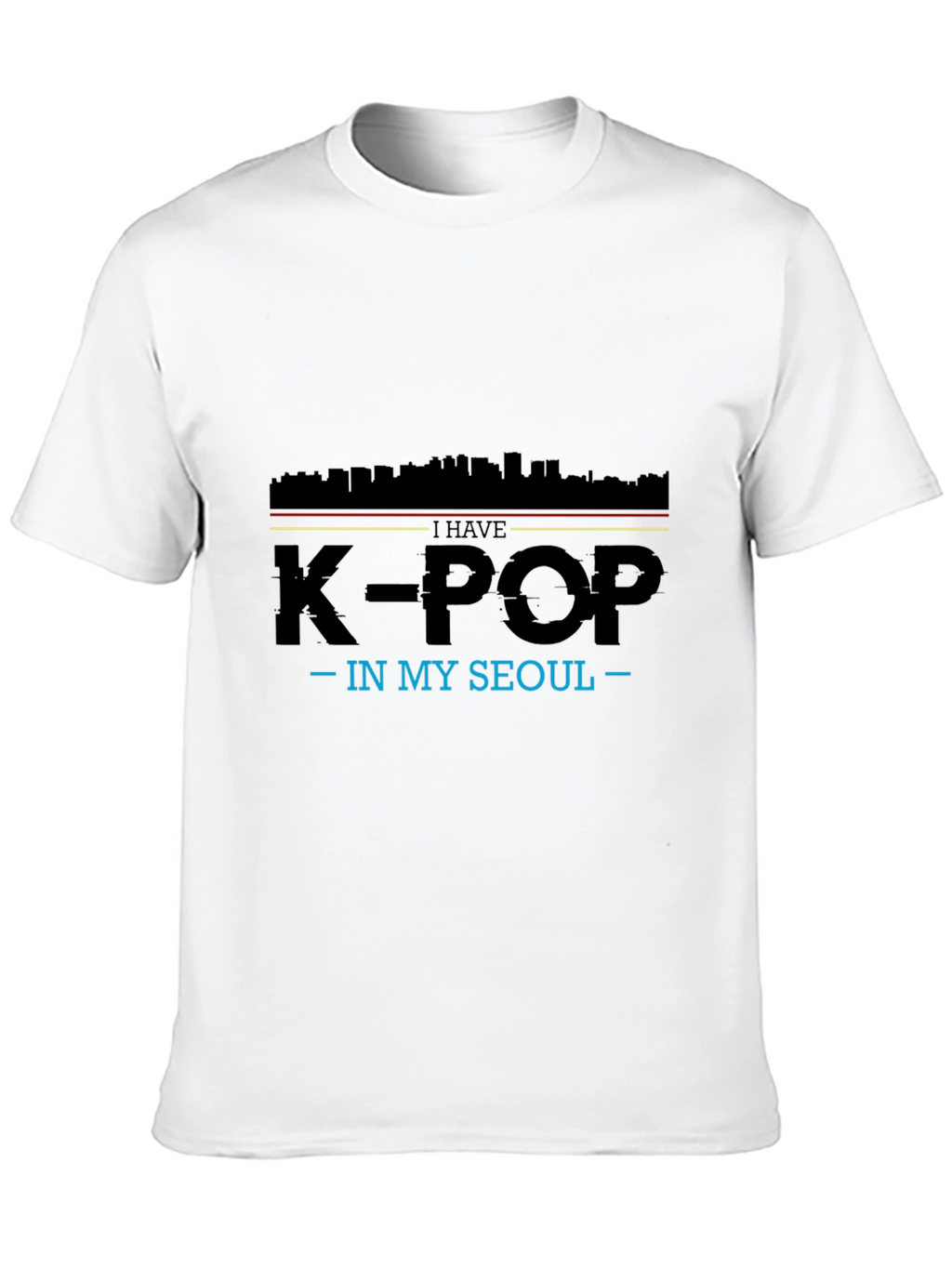 K-Pop In My Seoul Black T-Shirt