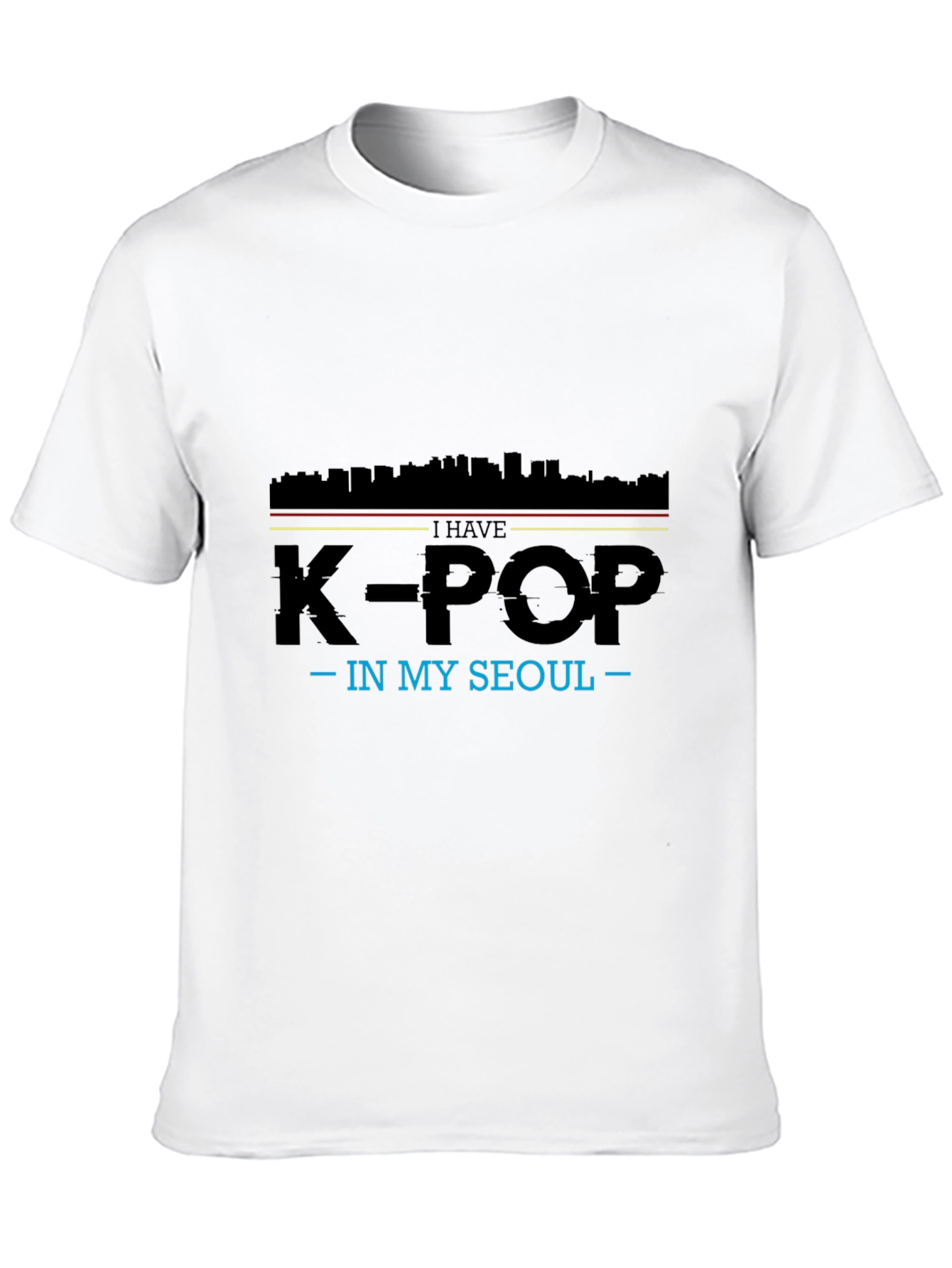 K-Pop In My Seoul Black T-Shirt