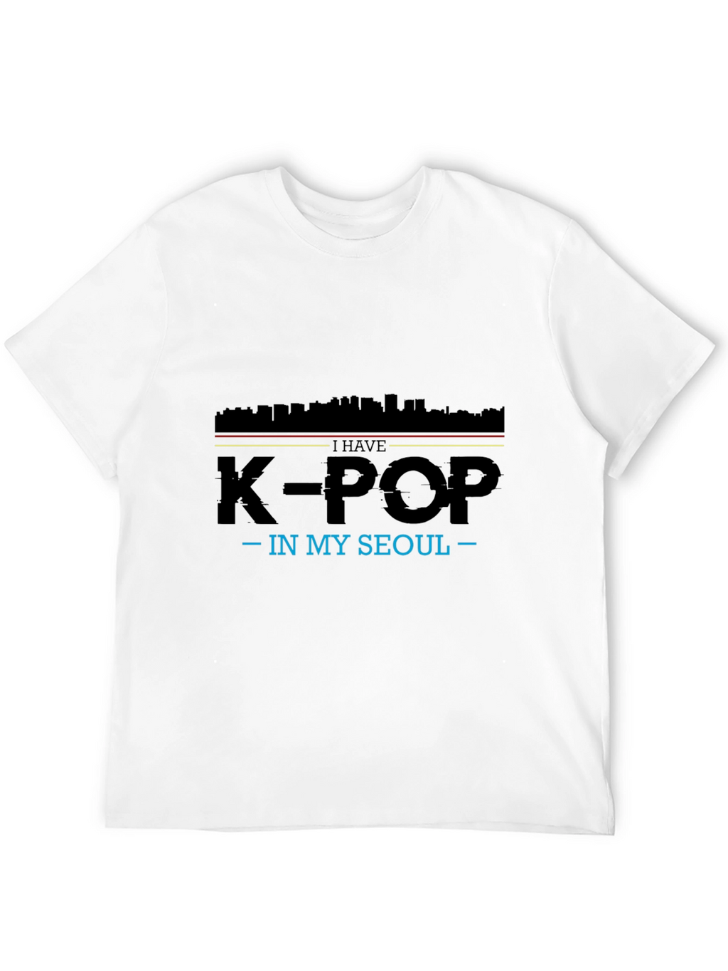 K-Pop In My Seoul Black T-Shirt