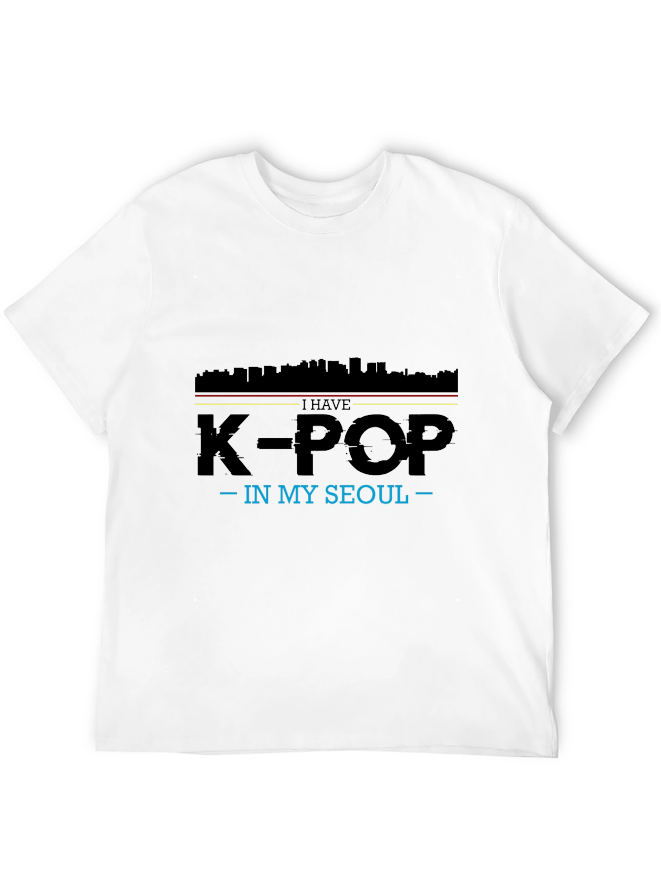 K-Pop In My Seoul Black T-Shirt