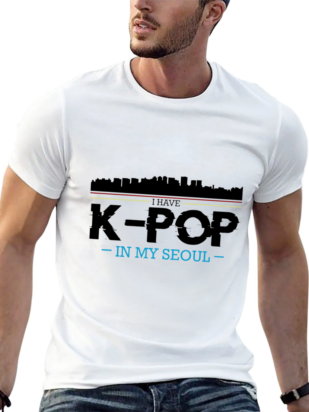 K-Pop In My Seoul Black T-Shirt