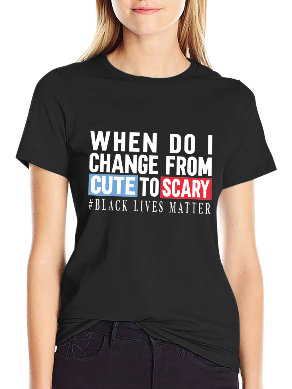 Cute to Scary Black Lives Matter Graphic Tee
