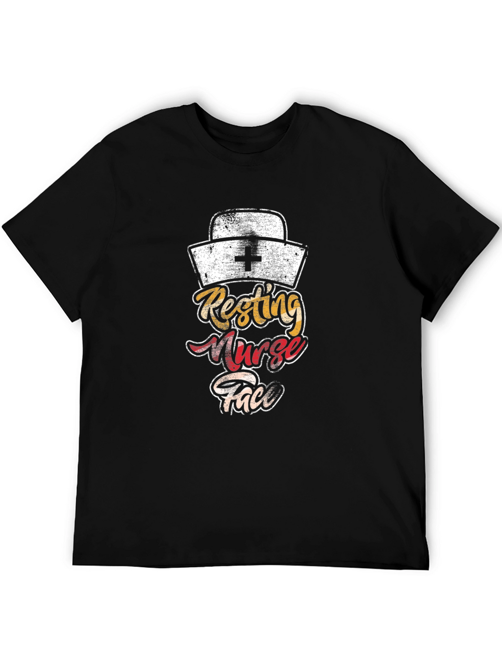 Resting Nurse Face Graphic T-Shirt