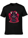 Gothic Cat Antisocial T-Shirt