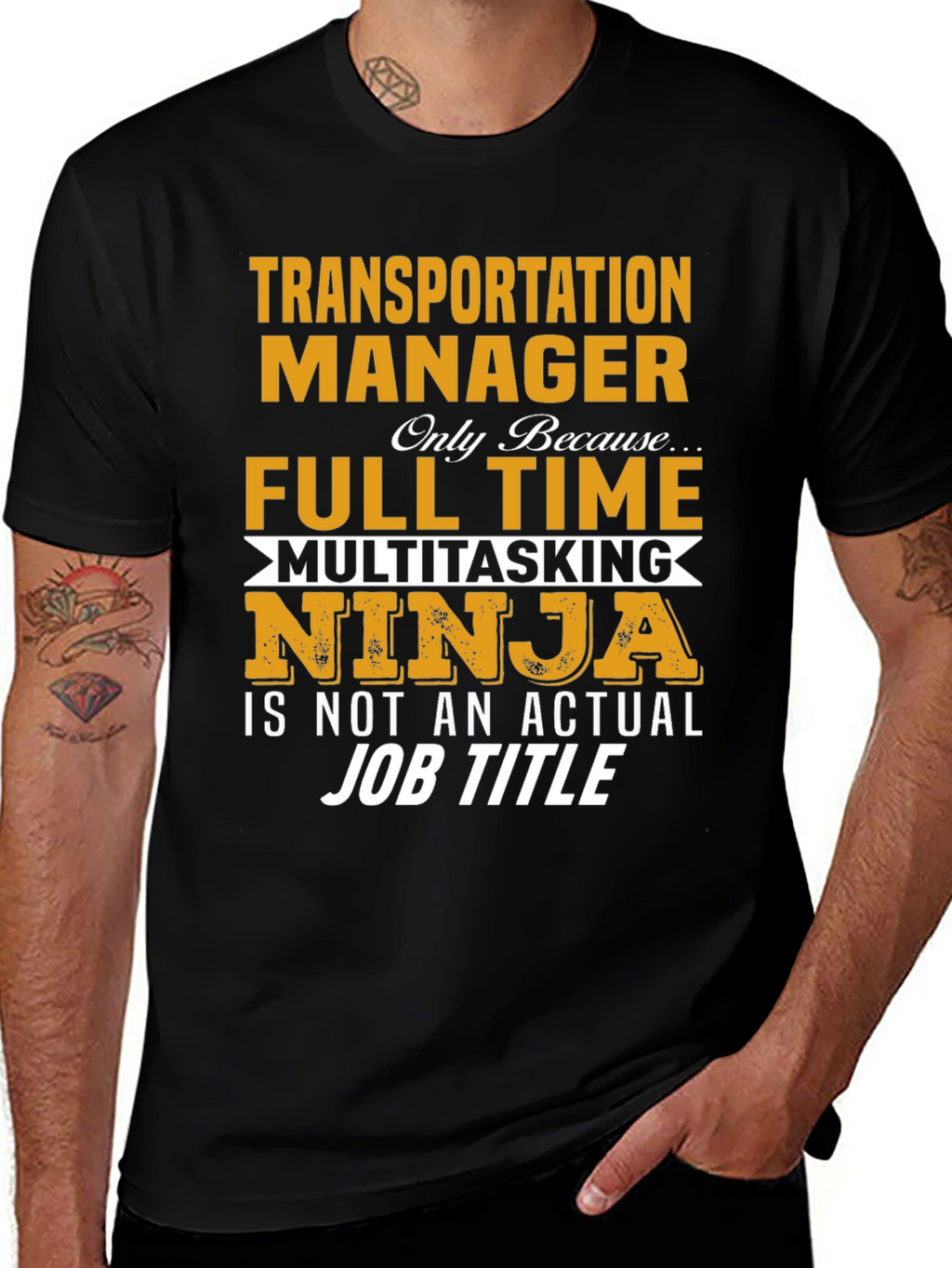 Transportation Manager Multitasking Ninja T-Shirt