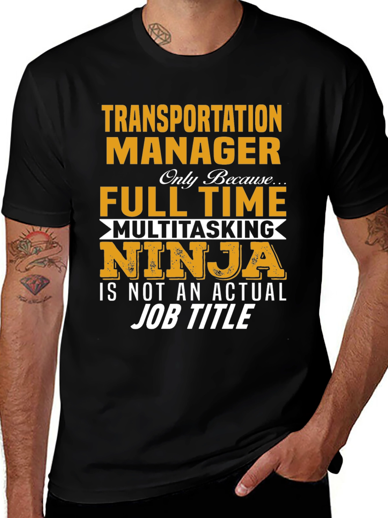 Transportation Manager Multitasking Ninja T-Shirt
