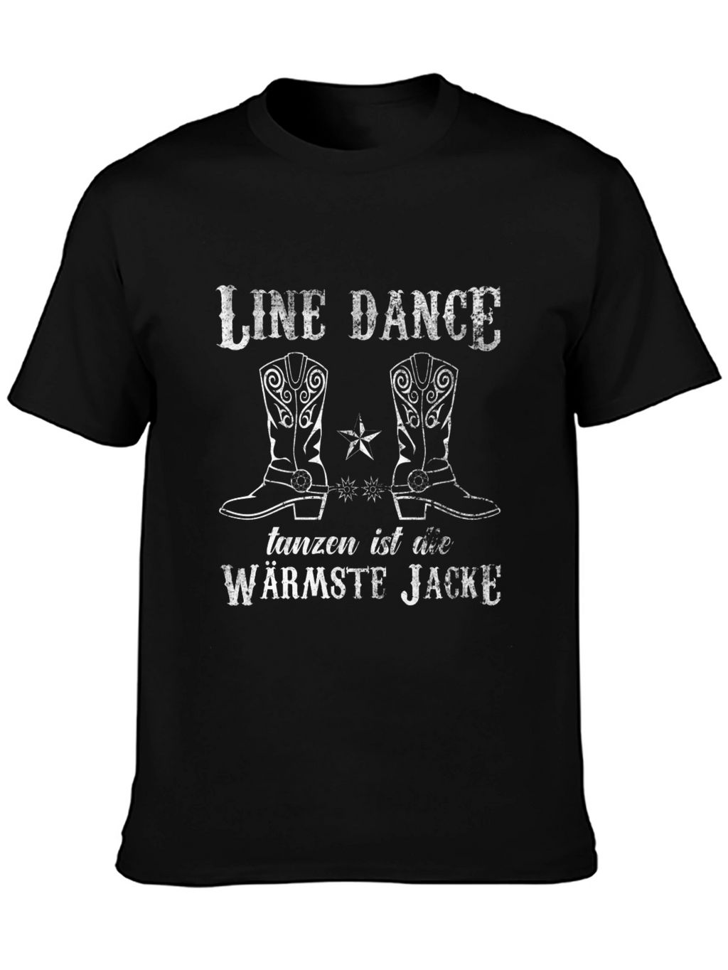 Line Dance Warmest Jacket Graphic T-Shirt