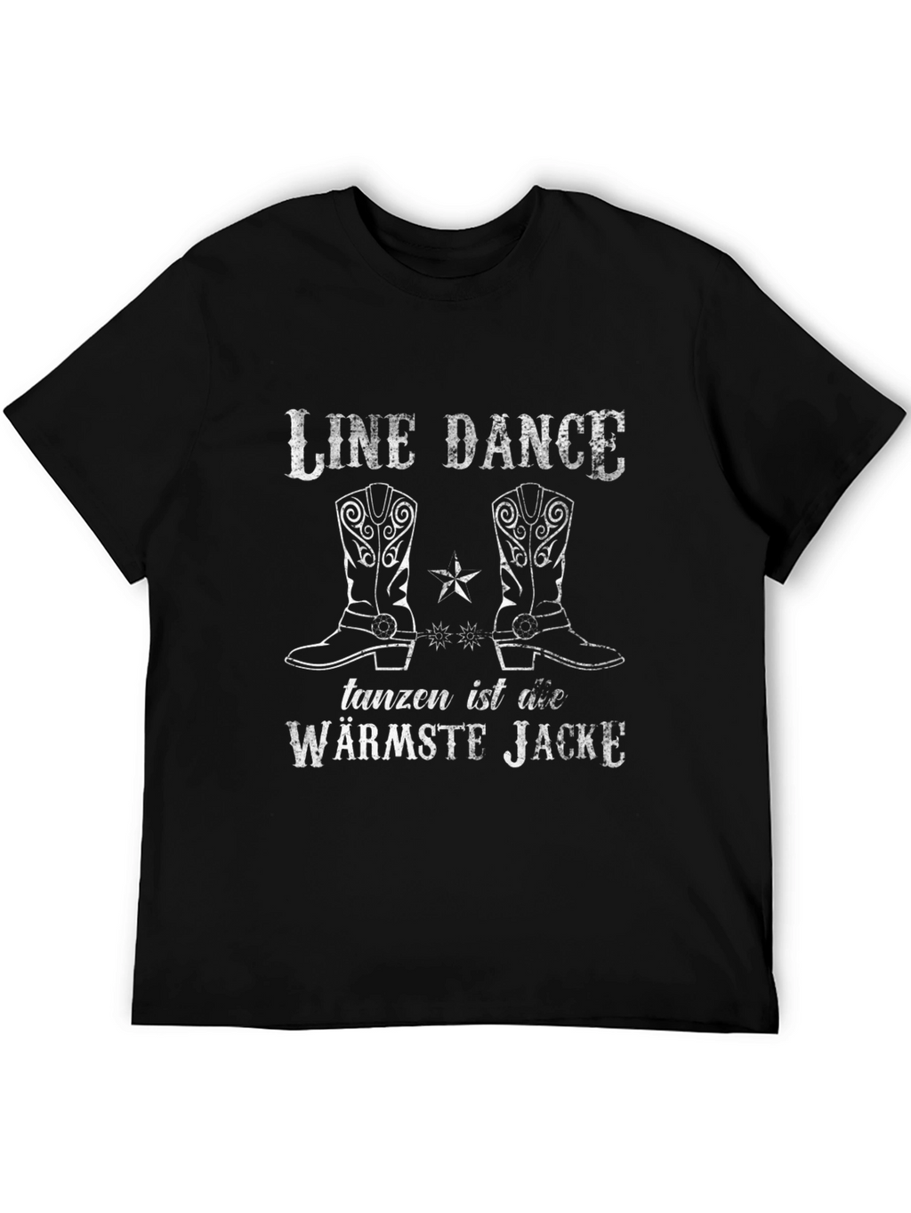 Line Dance Warmest Jacket Graphic T-Shirt