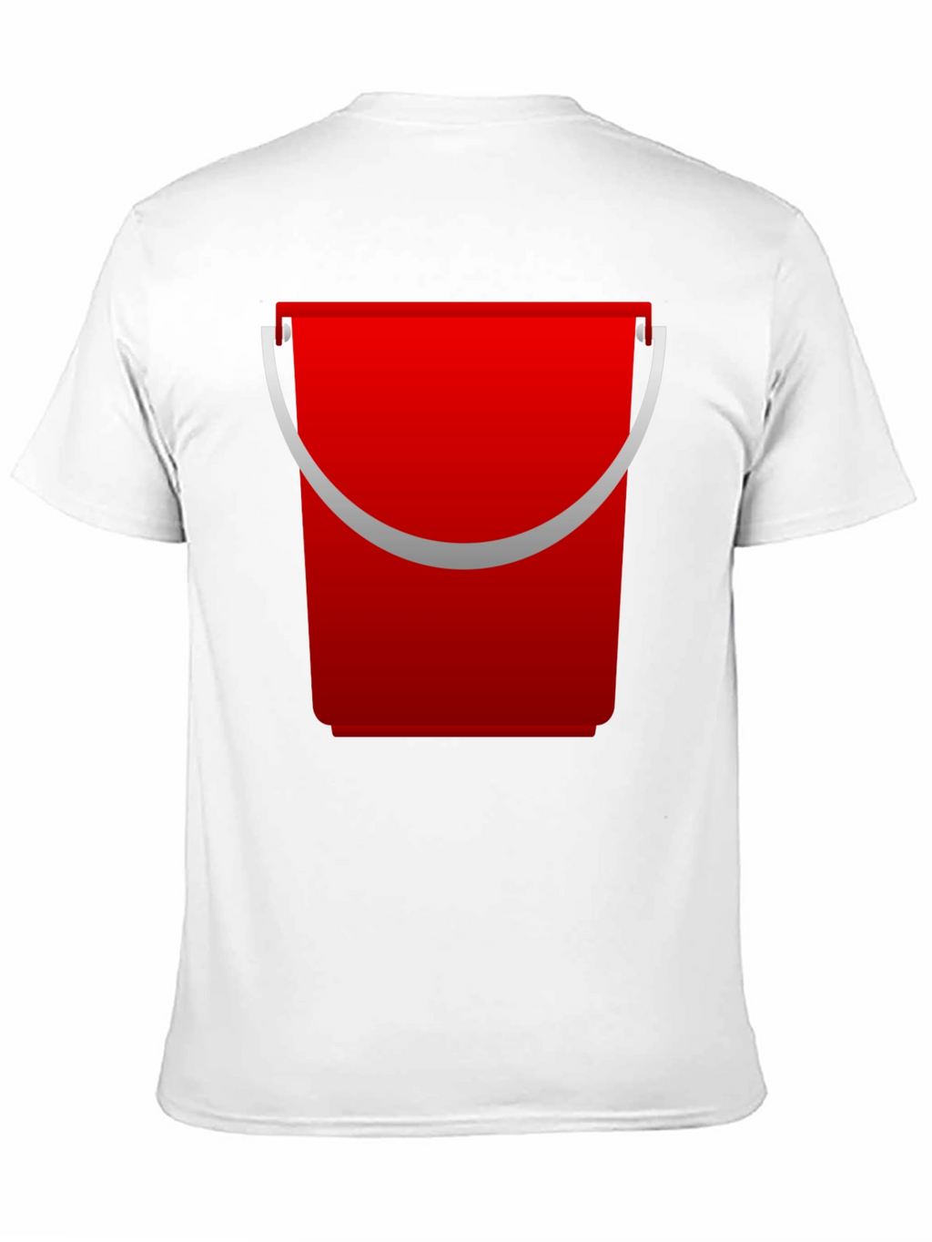 Red Bucket Graphic T-Shirt