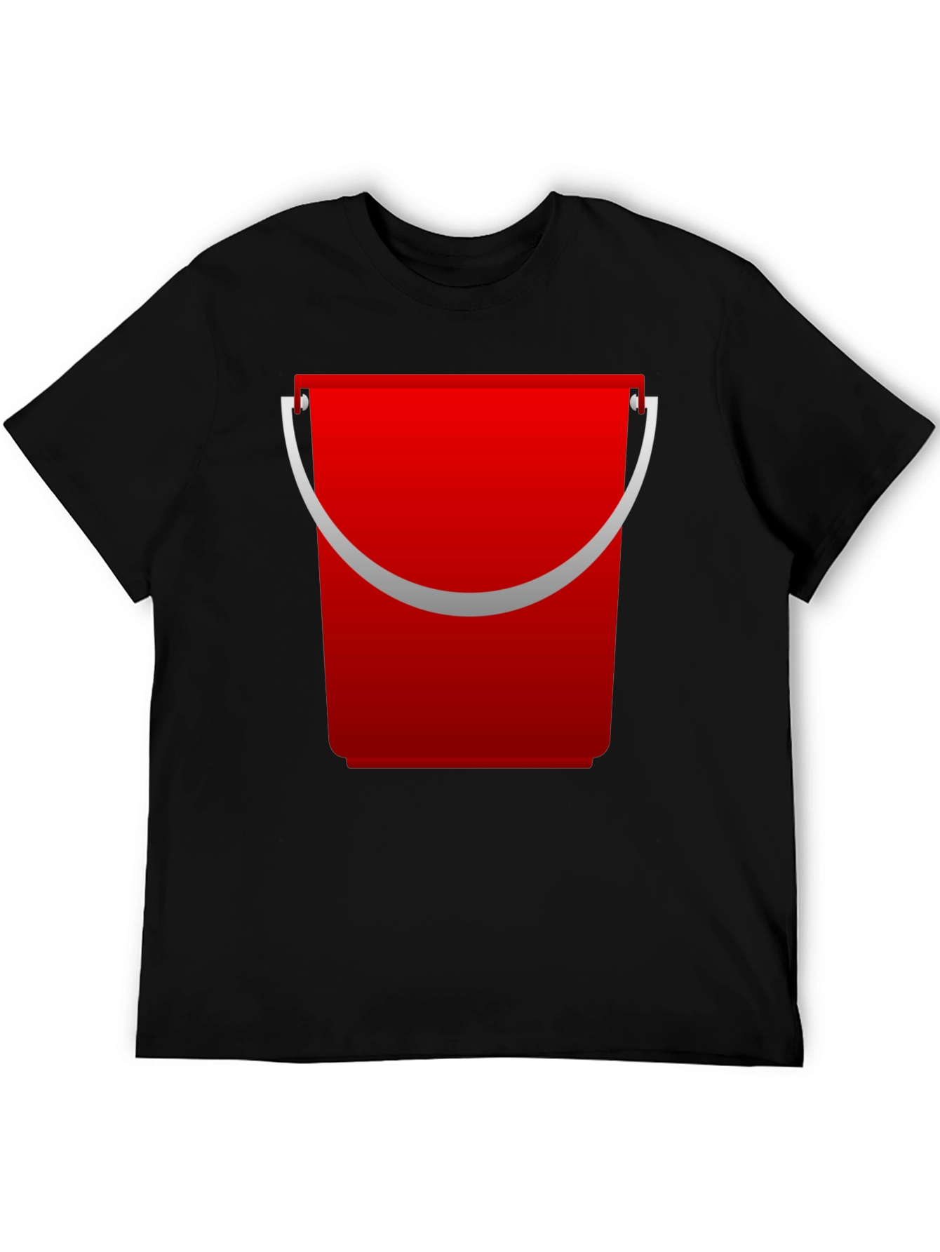 Red Bucket Graphic T-Shirt