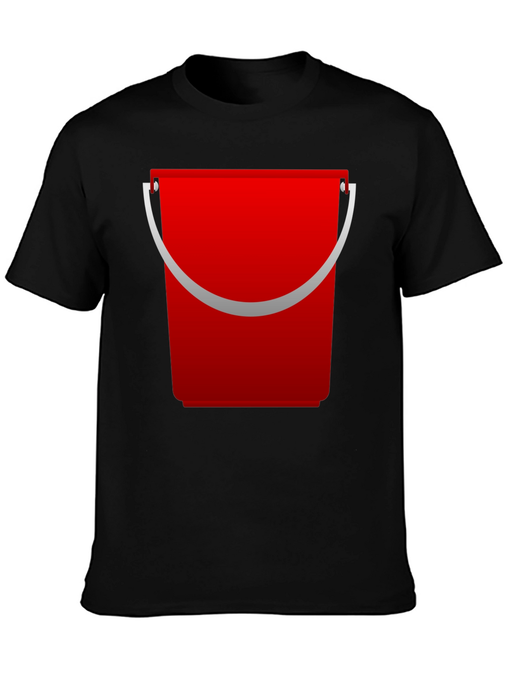 Red Bucket Graphic T-Shirt