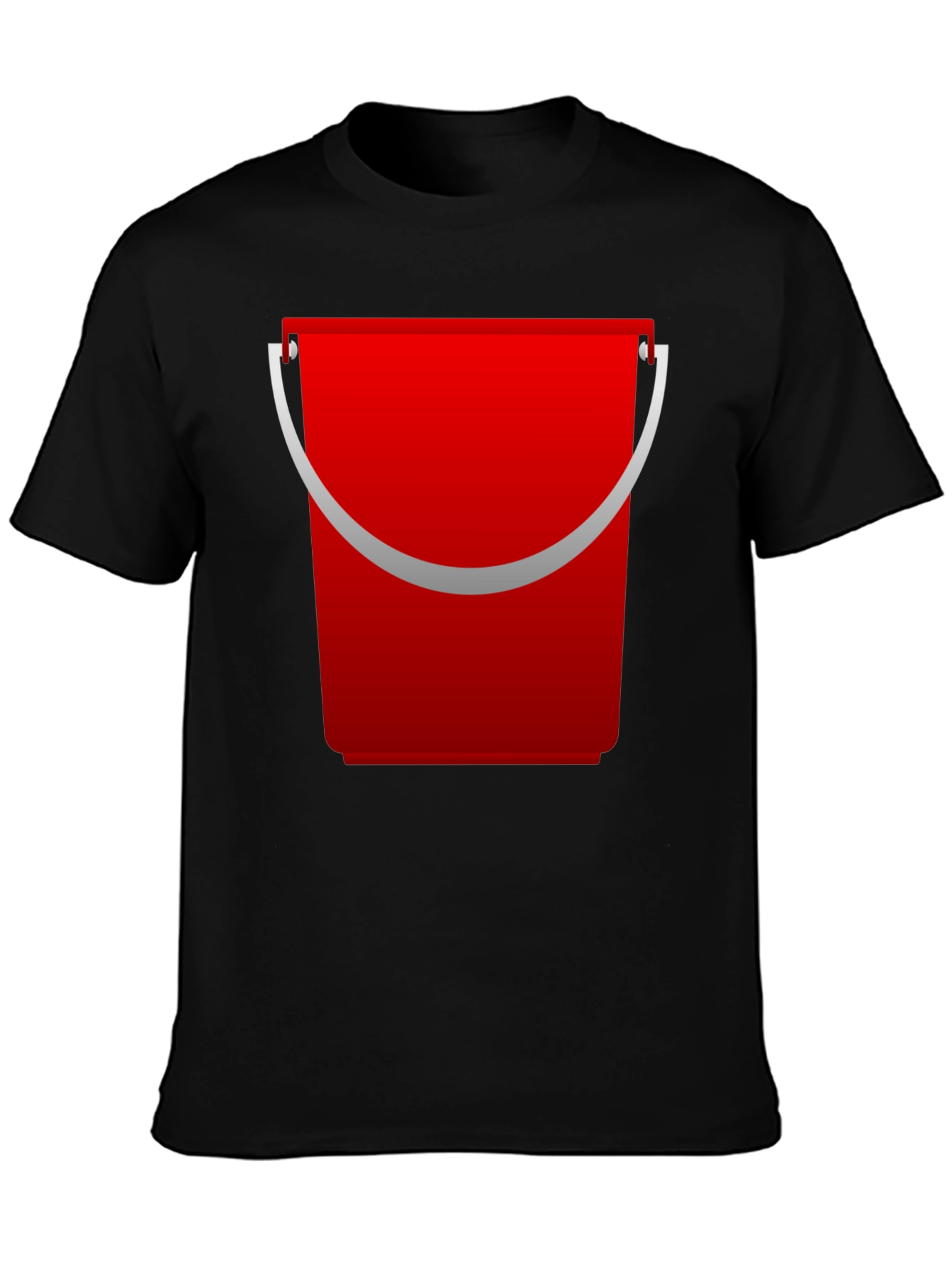 Red Bucket Graphic T-Shirt