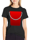 Red Bucket Graphic T-Shirt