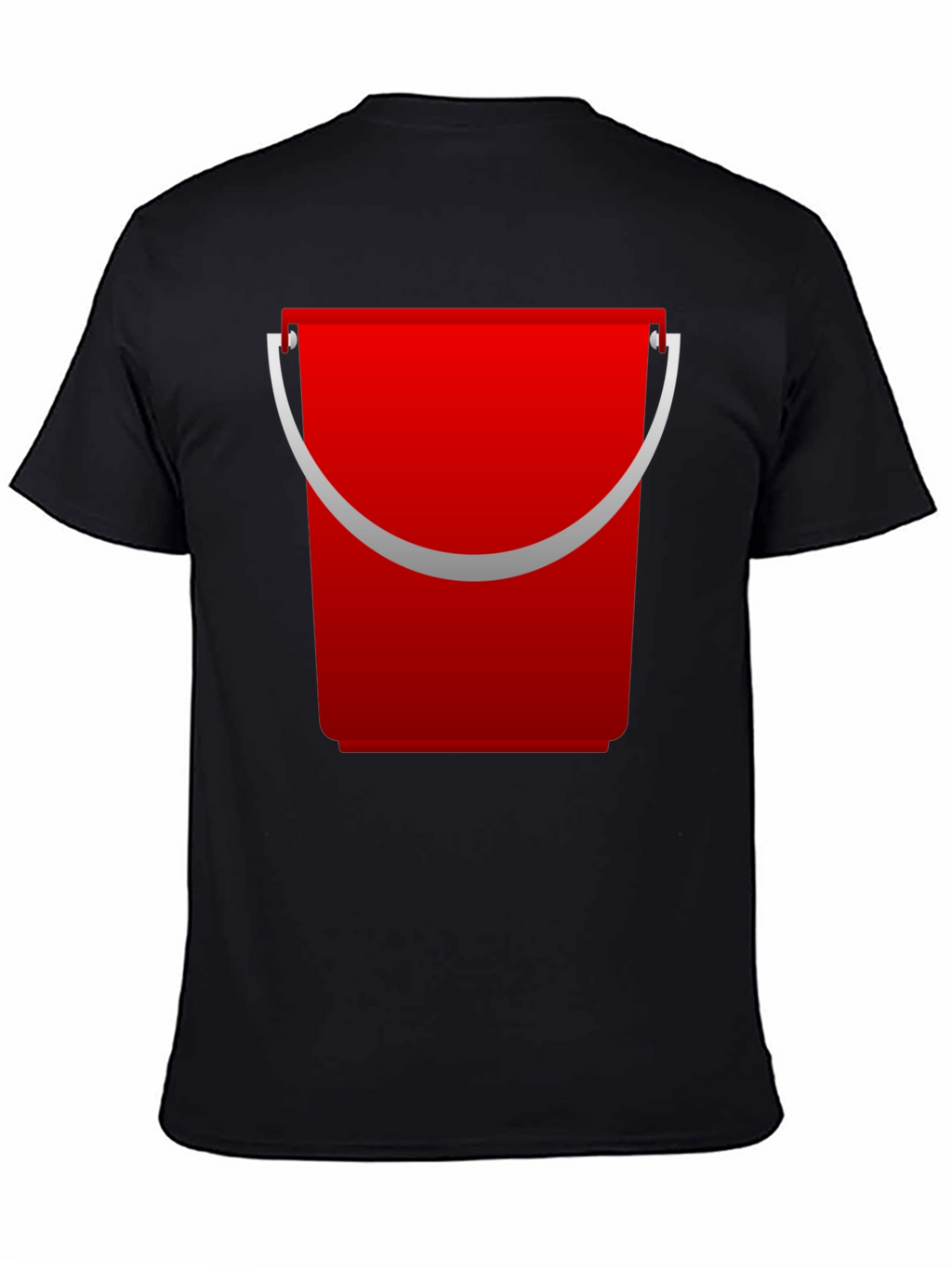 Red Bucket Graphic T-Shirt