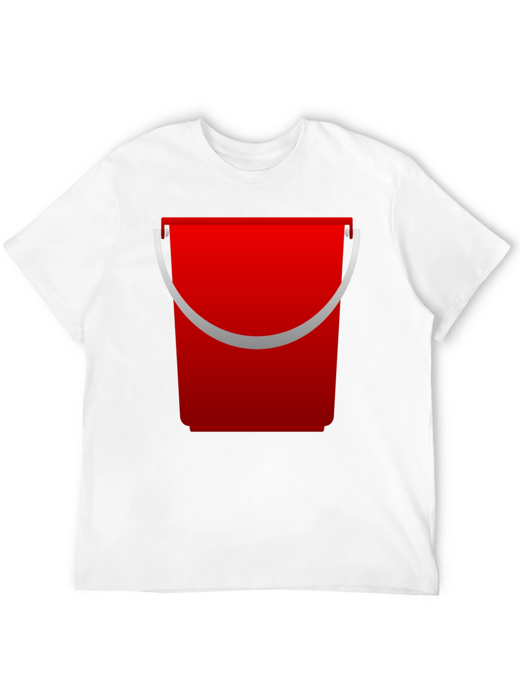 Red Bucket Graphic T-Shirt