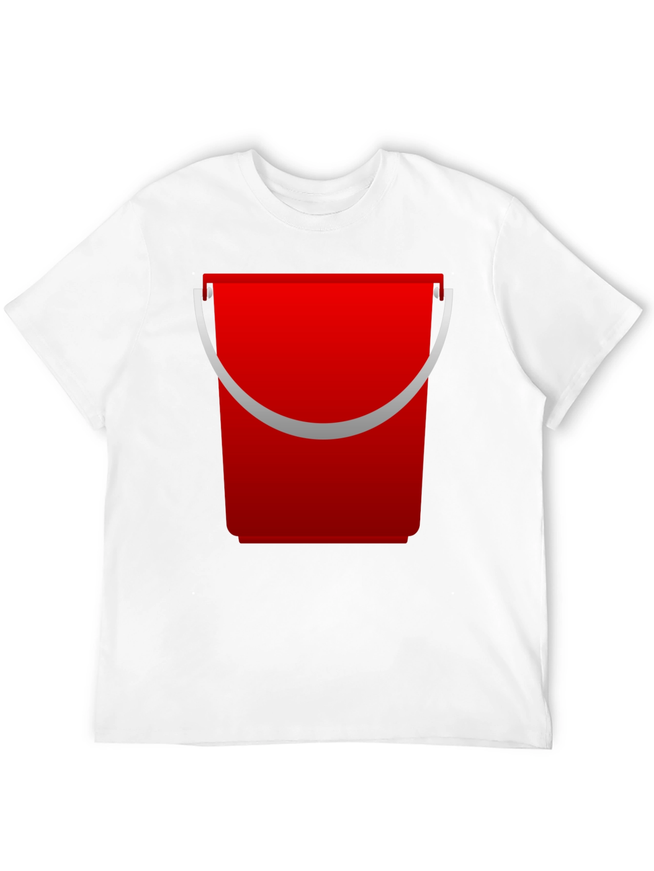 Red Bucket Graphic T-Shirt