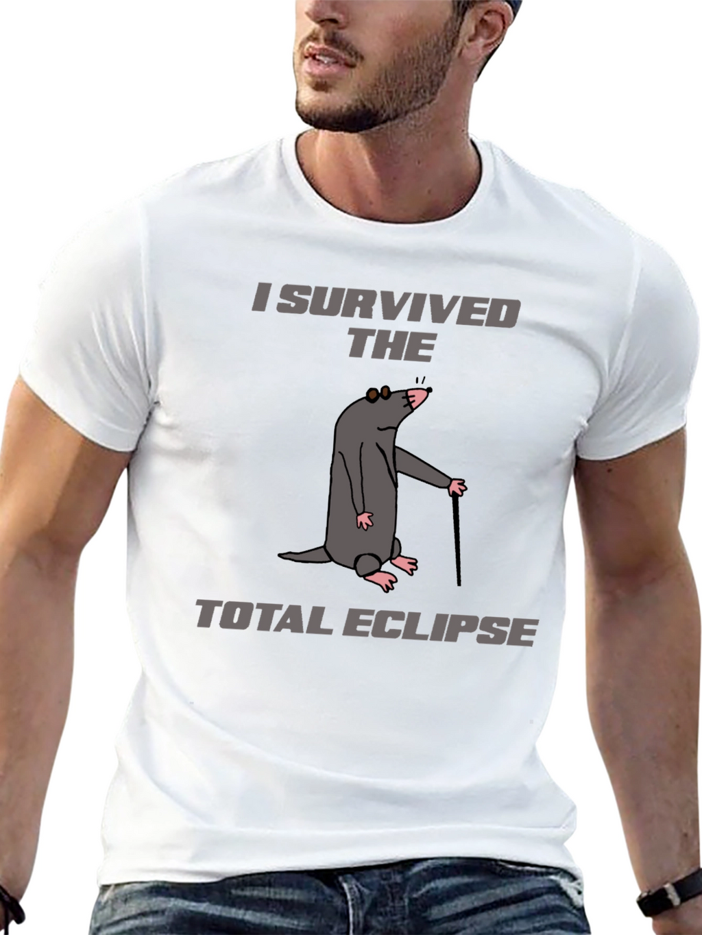 I Survived The Total Eclipse Graphic T-Shirt