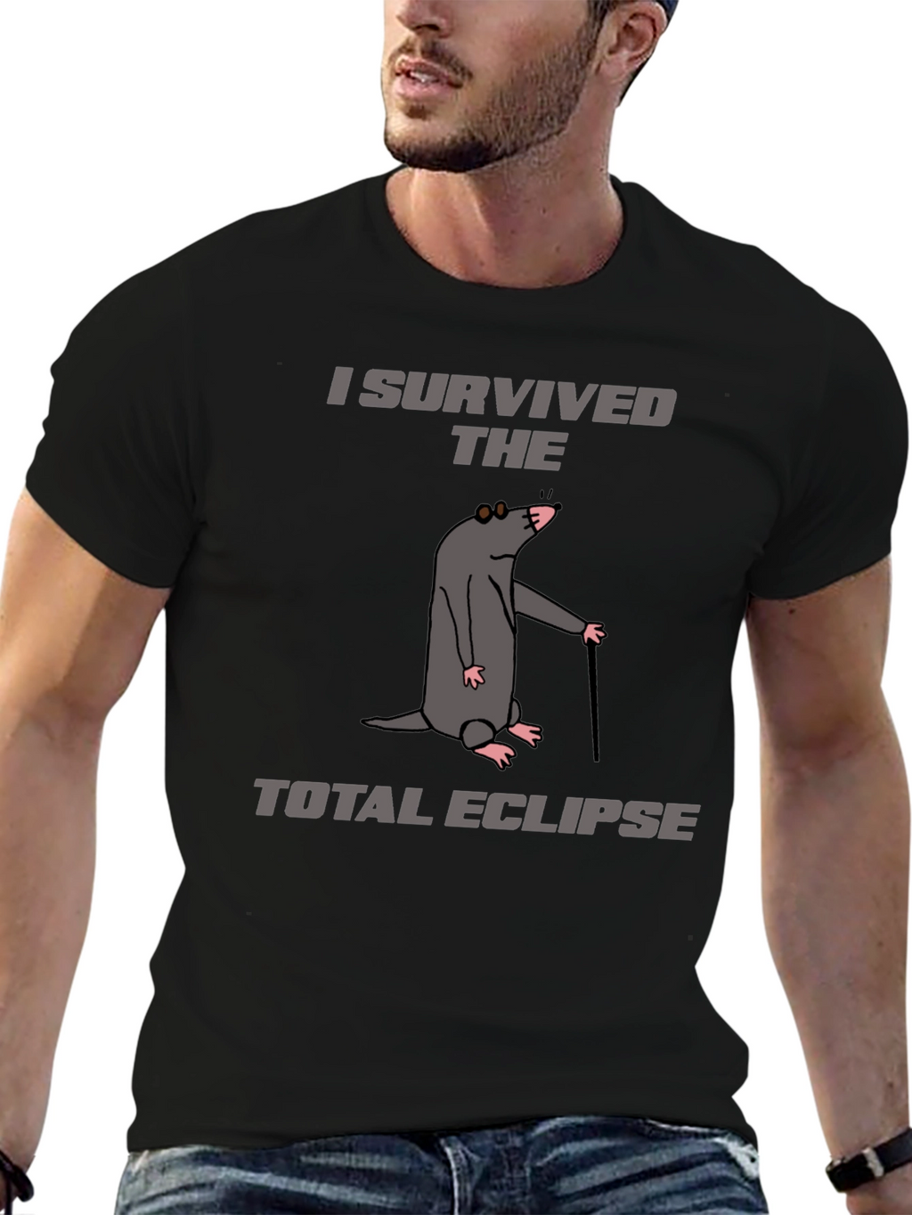 I Survived The Total Eclipse Graphic T-Shirt