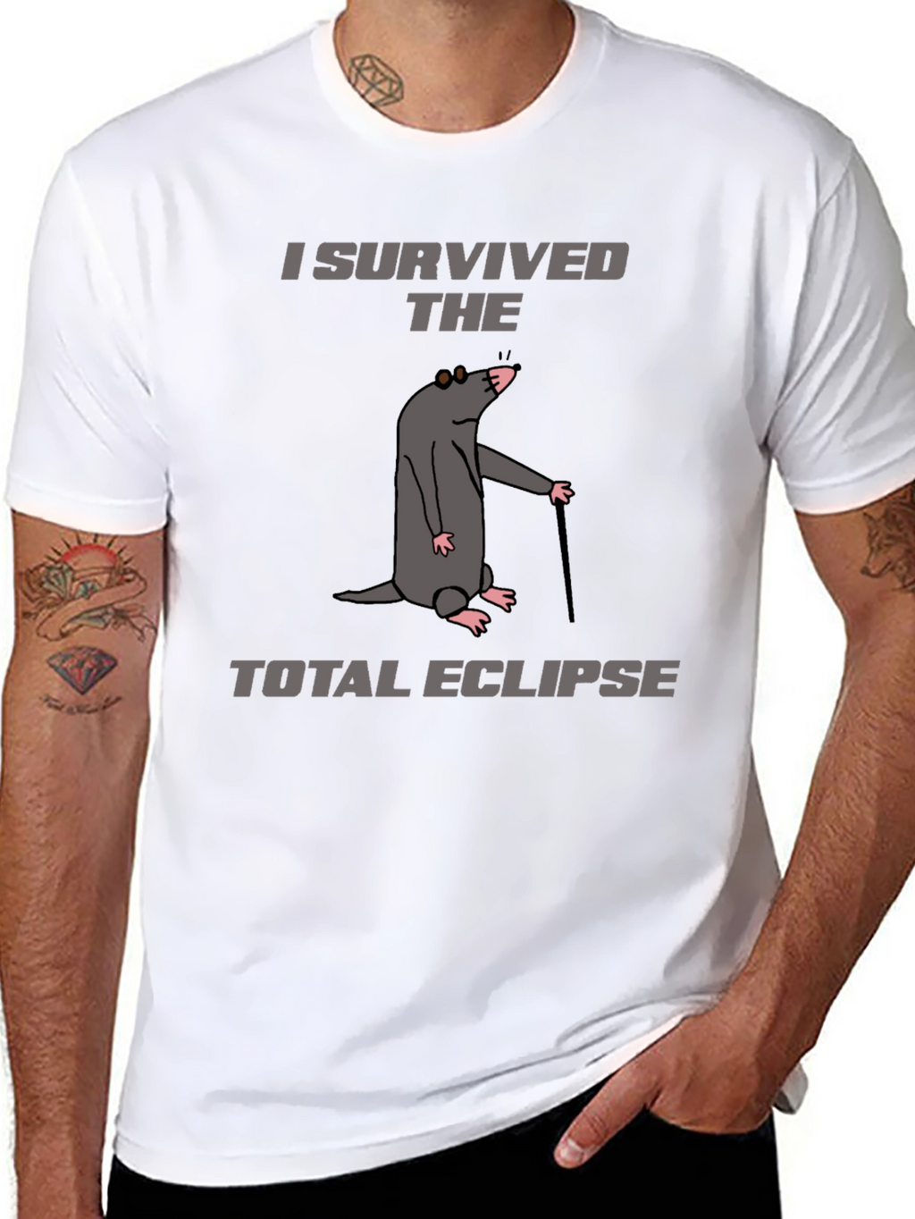 I Survived The Total Eclipse Graphic T-Shirt