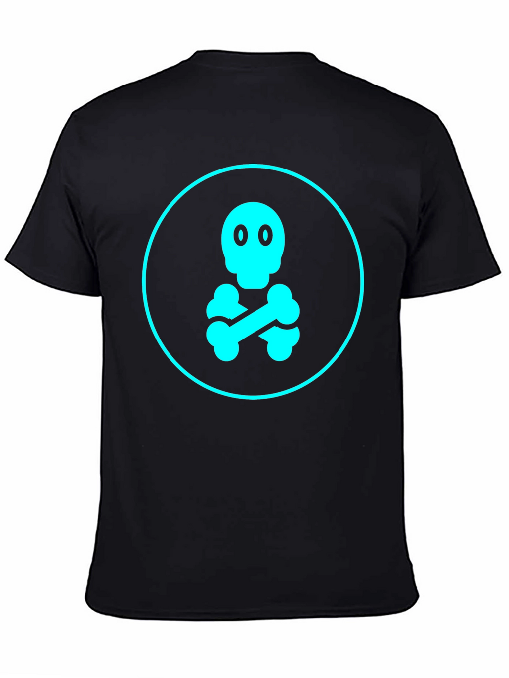 Skull & Crossbones Graphic Tee - Black