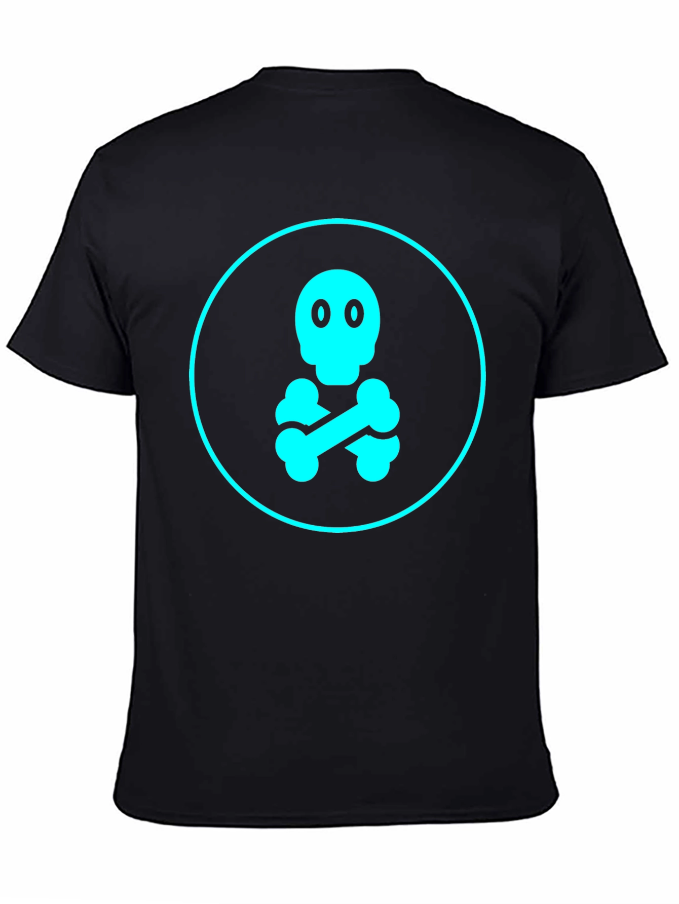 Skull & Crossbones Graphic Tee - Black