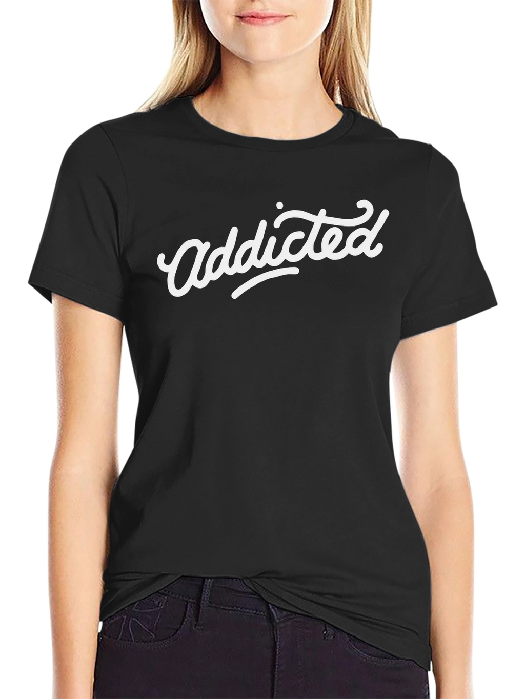 Addicted Graphic T-Shirt - Trendy Casual Wear