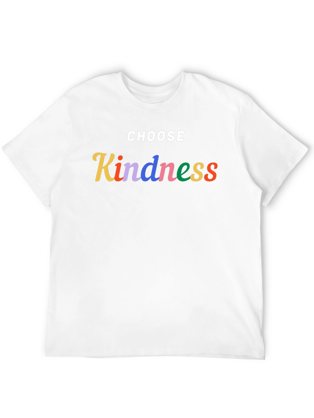 Choose Kindness Graphic Tee - Black Casual T-Shirt