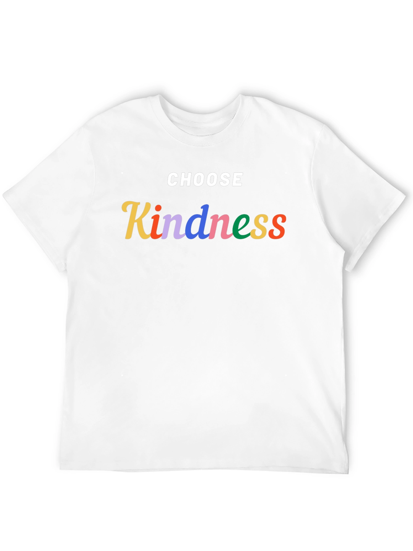 Choose Kindness Graphic Tee - Black Casual T-Shirt