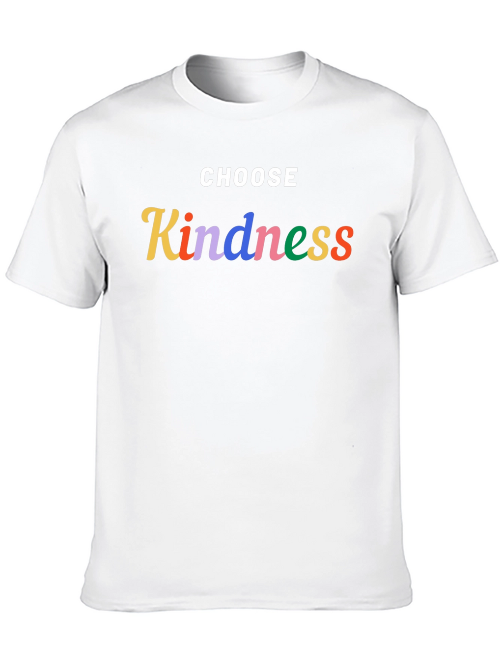 Choose Kindness Graphic Tee - Black Casual T-Shirt