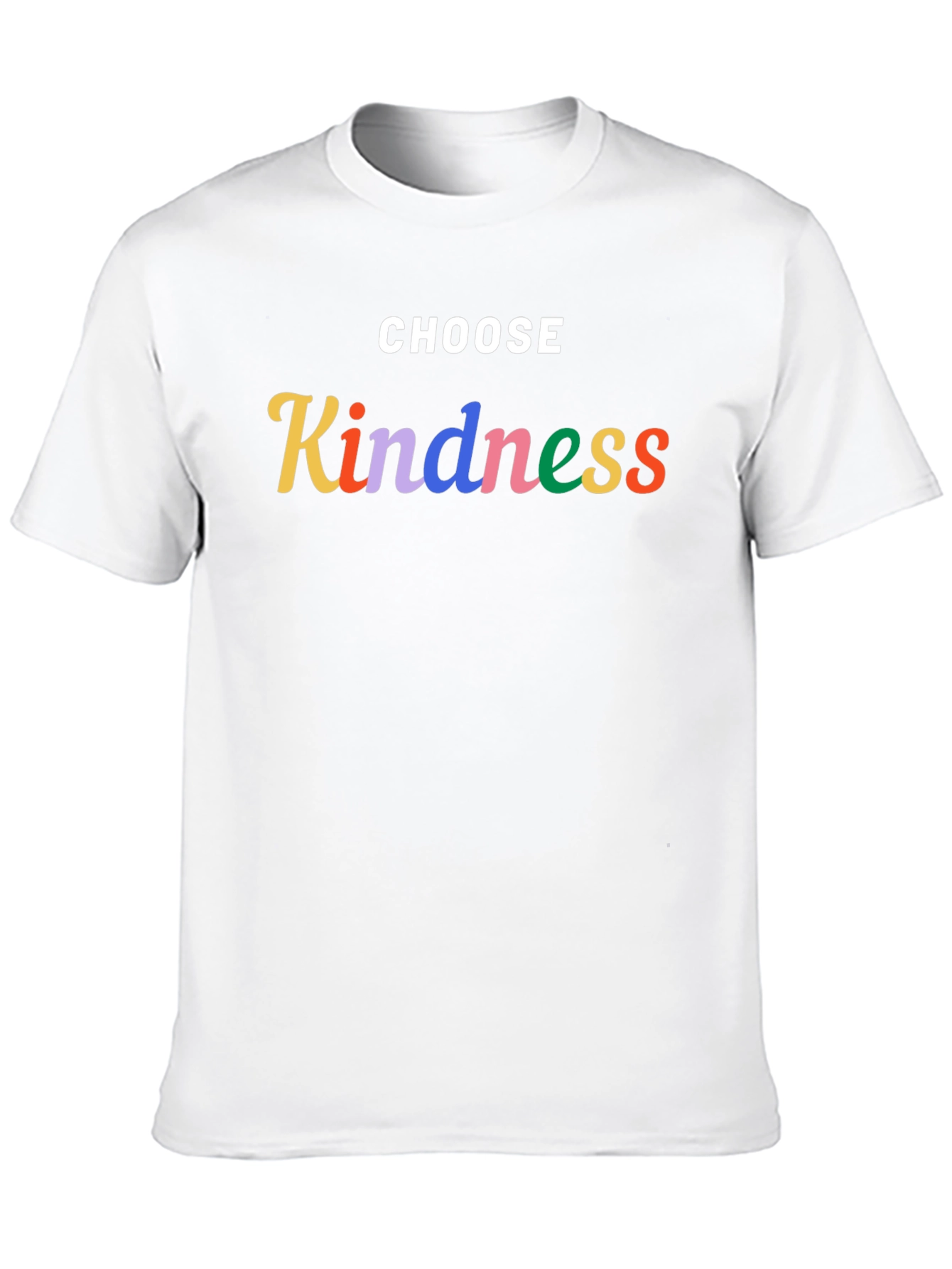 Choose Kindness Graphic Tee - Black Casual T-Shirt