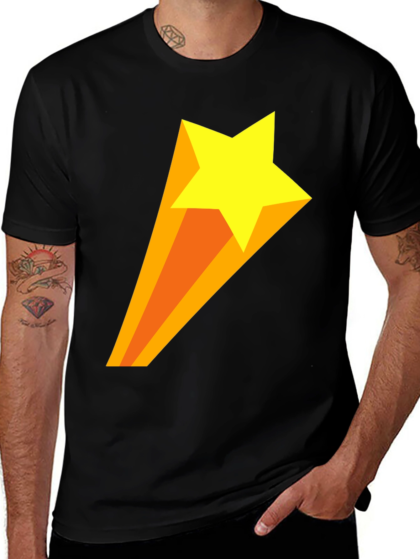 Retro Star T-Shirt - Vintage Style Tee