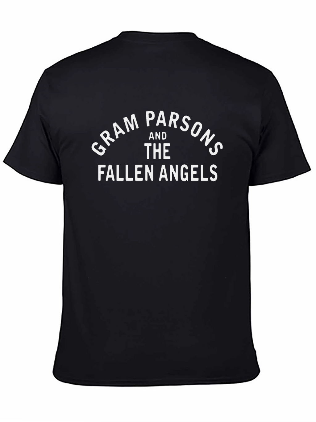 Gram Parsons and The Fallen Angels Black T-Shirt